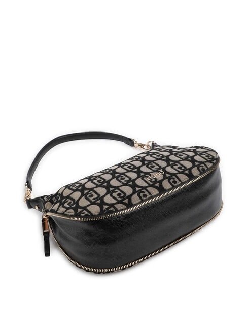 KALISKA Dual-function jacquard fabric bag tobacco - Women’s Bags