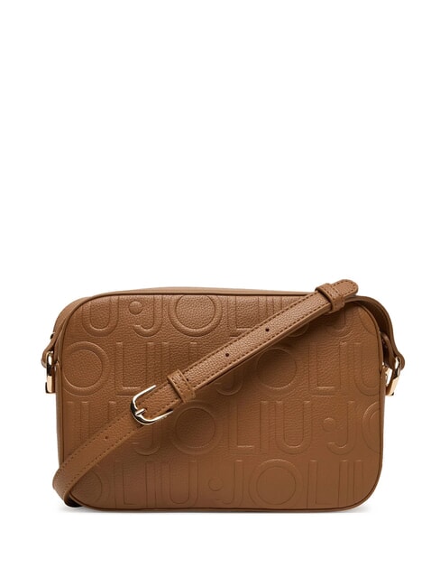 MANHATTAN Medium camera case bag with embossed logo suede - Women’s Bags