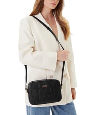 LIUJO MANHATTAN Medium camera case bag with embossed logo BLACK - Women&rsquo;s Bags - 5