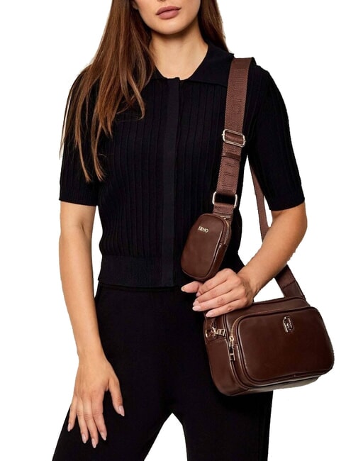 ACHALA Medium shoulder camera case bag brown light - Women’s Bags