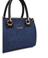 LIUJO MANHATTAN Small denim handbag dress blue - Women’s Bags - 4