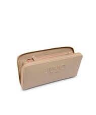 LIUJO CALIWEN Large zip-around saffiano wallet NEUTRAL - Women’s Wallets - 2