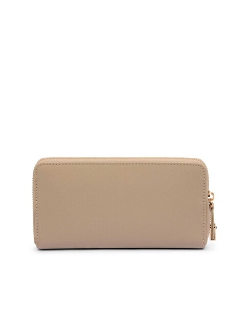 CALIWEN Large zip-around saffiano wallet NEUTRAL - Women’s Wallets