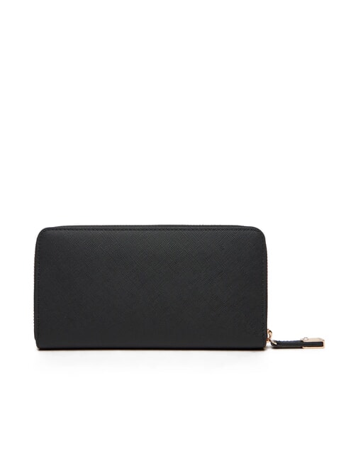 CALIWEN Large zip-around saffiano wallet BLACK - Women’s Wallets