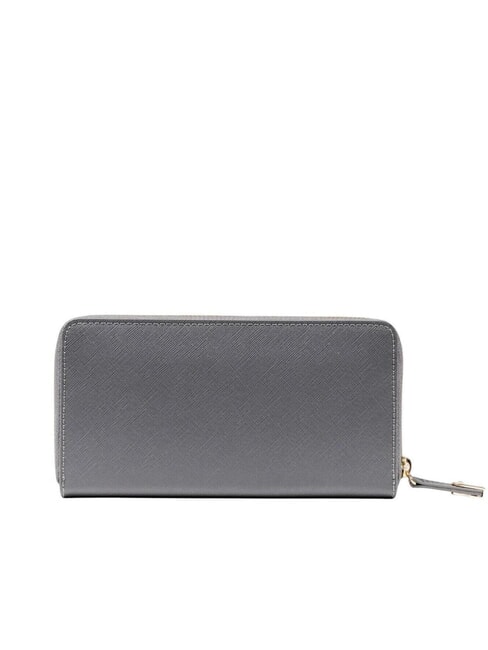 CALIWEN Large zip-around saffiano wallet anthracite - Women’s Wallets