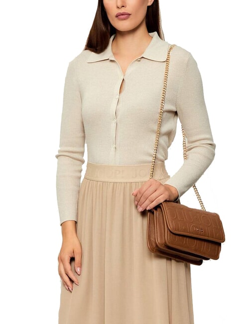 MANHATTAN Convertible bag with flap suede - Women’s Bags