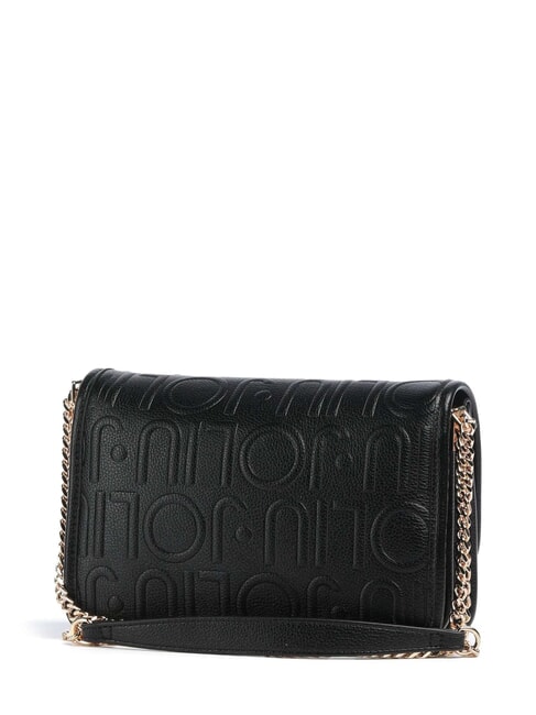 MANHATTAN Convertible bag with flap BLACK - Women’s Bags
