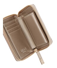 LIUJO CALIWEN Medium saffiano zip-around wallet NEUTRAL - Women’s Wallets - 2