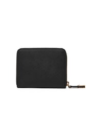 LIUJO CALIWEN Medium saffiano zip-around wallet BLACK - Women’s Wallets - 3