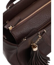 LIUJO SAMIANA Medium handbag with shoulder strap brown light - Women’s Bags - 3