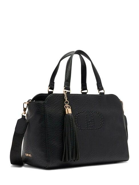 SAMIANA Medium handbag with shoulder strap BLACK - Women’s Bags