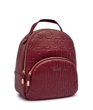 LIUJO MANHATTAN Medium backpack with embossed logo red wine - Women&rsquo;s Bags - 2
