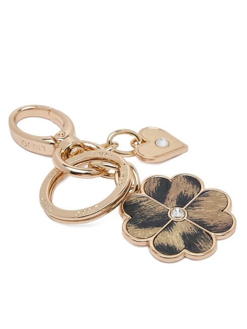 FOUR-LEAF KEY RING Metal keychain with charms macula - Key holders