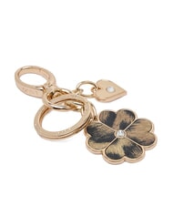 LIUJO FOUR-LEAF KEY RING Metal keychain with charms macula - Key holders - 3