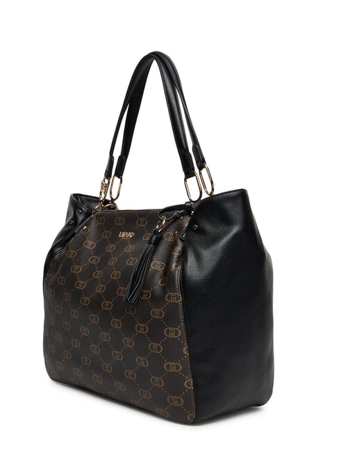 CIRRY Large tote bag with tassel BLACK - Women’s Bags