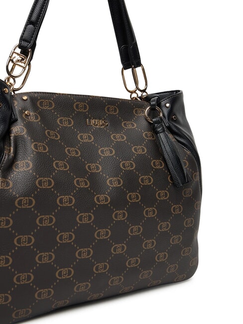 CIRRY Large tote bag with tassel BLACK - Women’s Bags