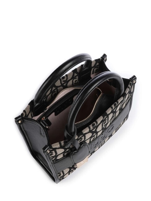 RIDHI Fabric tote bag with shoulder strap BLACK - Women’s Bags