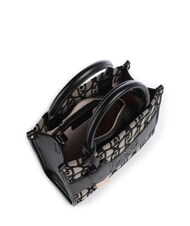 LIUJO RIDHI Fabric tote bag with shoulder strap BLACK - Women’s Bags - 4