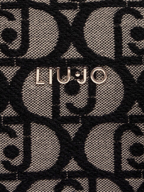 AMELIE Small jacquard fabric trunk tobacco - Women’s Bags