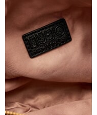 LIUJO AMELIE Small jacquard fabric trunk tobacco - Women’s Bags - 8