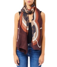 LIUJO LOGO Floral logo stole - Scarves