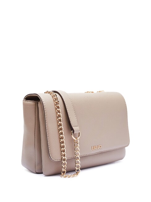 CALIWEN Convertible shoulder bag with chain desert taupe - Women’s Bags