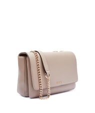 LIUJO CALIWEN Convertible shoulder bag with chain desert taupe - Women’s Bags - 2