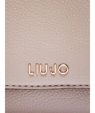 LIUJO CALIWEN Convertible shoulder bag with chain desert taupe - Women’s Bags - 4