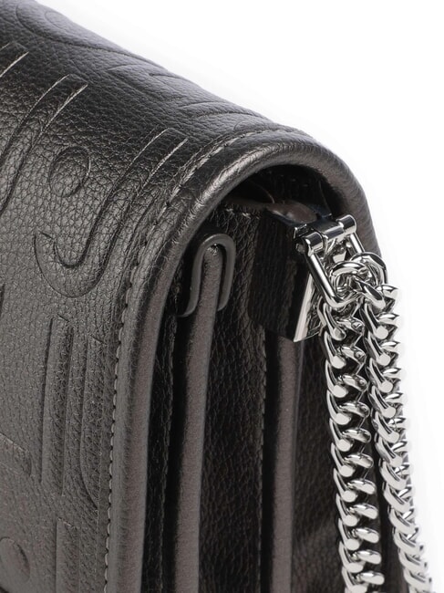 MANHATTAN Convertible bag with flap anthracite met. - Women’s Bags