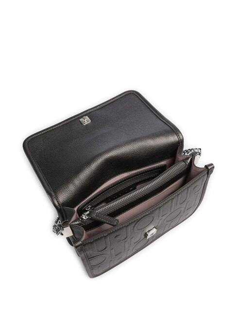 MANHATTAN Convertible bag with flap anthracite met. - Women’s Bags