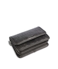 LIUJO MANHATTAN Convertible bag with flap anthracite met. - Women’s Bags - 5