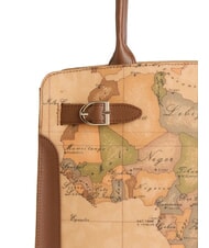 ALVIERO MARTINI PRIMA CLASSE VALLEY GEO Shoulder shopping bag chestnut - Women’s Bags - 3