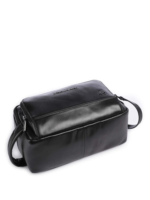W136 Leather beauty pouch Black - Beauty Case