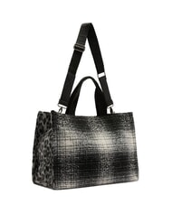 LIUJO ANIMALIER Shoulder tote bag check/black - Women’s Bags - 3