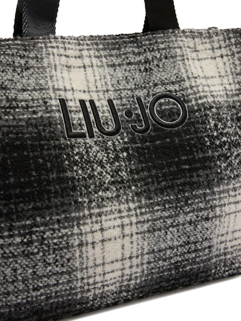 ANIMALIER Shoulder tote bag check/black - Women’s Bags