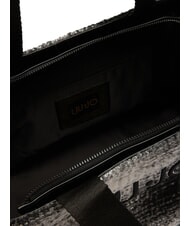 LIUJO ANIMALIER Shoulder tote bag check/black - Women’s Bags - 7