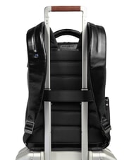 PIQUADRO BLUE SQUARE Fast-check 14" laptop backpack Black - Laptop backpacks - 3