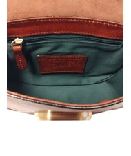 THE BRIDGE ILARIA Mini leather shoulder bag BROWN - Women’s Bags - 4