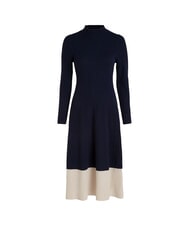 TOMMY HILFIGER TH  Wool dress desert sky - Woman Clothes - 4