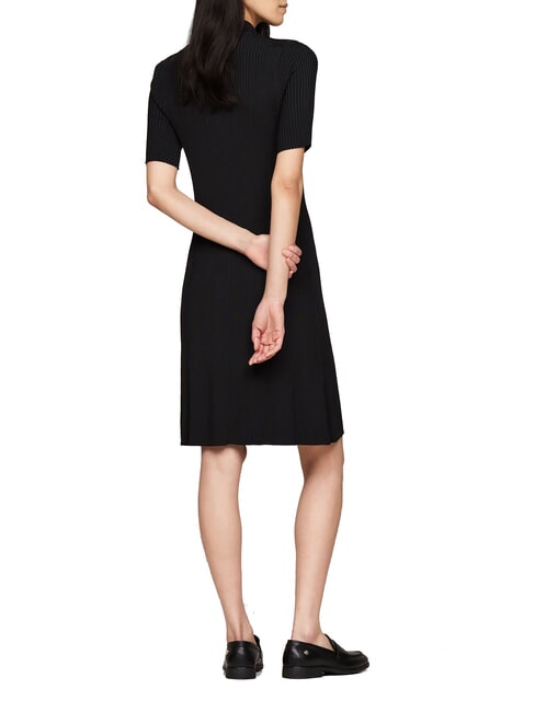 TH  Dress with buttons black - Woman Clothes