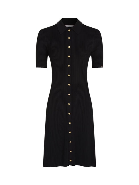 TH  Dress with buttons black - Woman Clothes