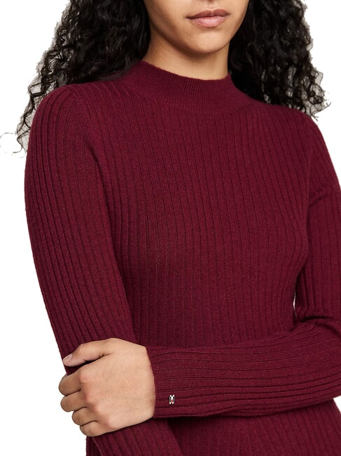 TH  Wool dress deep red - Woman Clothes