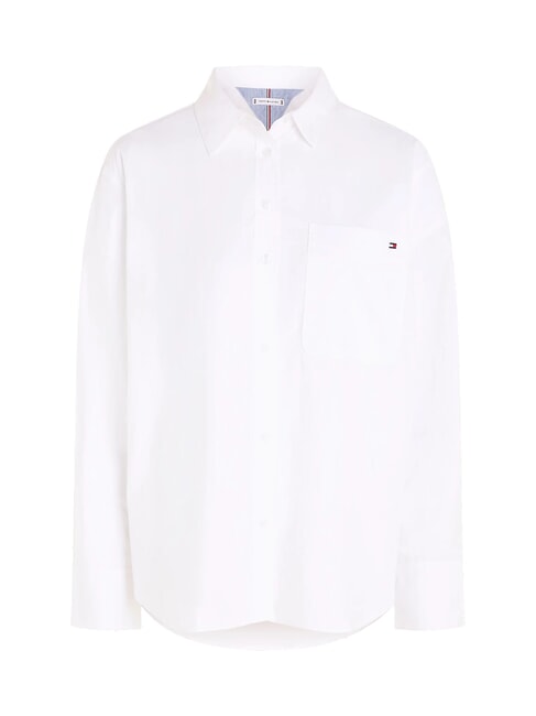 TH  Long-sleeved cotton shirt optical white - Shirts