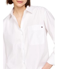 TOMMY HILFIGER TH  Long-sleeved cotton shirt optical white - Shirts - 3