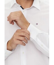 TOMMY HILFIGER TH Cotton Long-sleeved shirt optical white - Men's Shirts - 4
