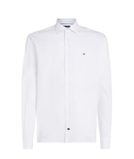 TOMMY HILFIGER TH Cotton Long-sleeved shirt optical white - Men's Shirts - 5