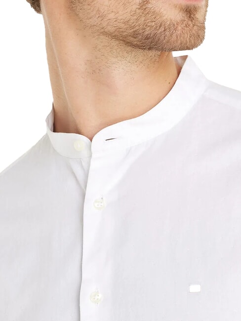 TH  Men's cotton shirt optical white - Men's Shirts