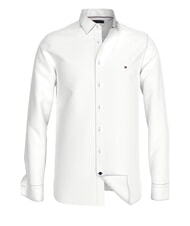 TOMMY HILFIGER TH  Men's cotton shirt optical white - Men's Shirts - 4