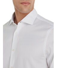 TOMMY HILFIGER TH  Cotton shirt, long sleeves optical white - Men's Shirts - 3