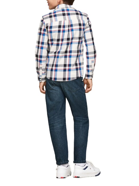 TH KIDS Tartan shirt vibrant indigo - children's shirts